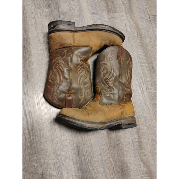Laredo Western Cowboy Waterproof Boots Men SZ 12ew Cheyenne 68112 Leather Hammer main image 10